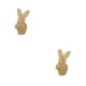 thumbnail image 1 of Yuarrent Mini conejos articulados, conejito de peluche de mano, exquisitos adornos colgantes para niños, regalos de muñecas, cumpleaños, Marrón claro 6cm 2Conjunto, 1 of 6