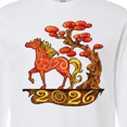 thumbnail image 4 of Inktastic 2026 Year of the Horse Happy New Year's Long Sleeve T-Shirt, 4 of 5