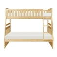 thumbnail image 4 of Lexicon Contemporary Wood and MDF Board Twin/Full Bunk Bed in Natural Pine, 4 of 6