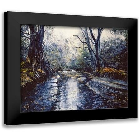 Braithwaite, Bruce 14x11 Black Modern Framed Museum Art Print Titled - Plum Creek