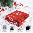 thumbnail image 4 of Christmas Throw Pillow Covers 20x20 Set of 4, Merry Christmas Xmas Winter Decorative Holiday Cushion Pillow Cases 20 x 20 for Outdoor Indoor Farmhouse Home House Room Couch Decor (Red), 4 of 6