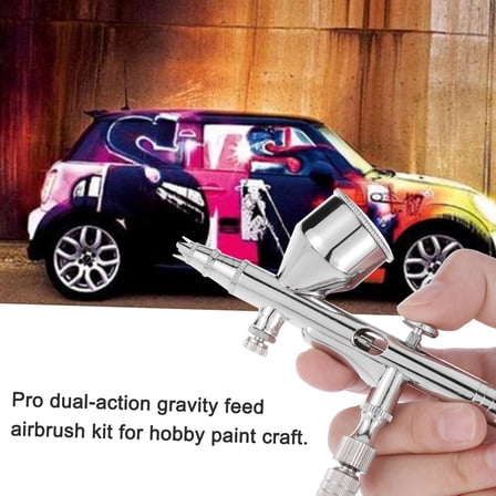 Tools,Body Nail Air Art Craft Paint Airbrush Kit Craft Paint Model Paint Model Body Kit Set Feed Nail Air Brush Air Brush 0.2/0.3/0.5mm Car Art Craft Brush 0.2/0.3/0.5mm 9cc Feed - Car
