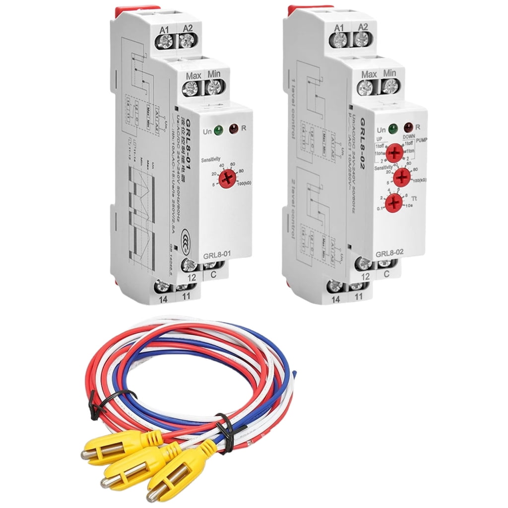 Electronic Liquid Level Controller DIN Rail Mount Liquid Time Control Relays