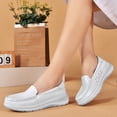 thumbnail image 4 of YOURDIARY Women Nurse Shoes Comfort Moccasins Nursing Lightweight Round Toe Work Breathable June Flat, 4 of 8