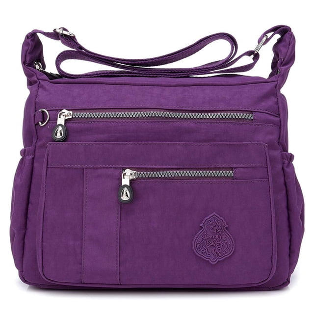 MINTEGRA Bolso bandolera para mujer de nailon impermeable, bolso de hombro, bolso de mensajero, bolsos ligeros