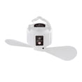thumbnail image 1 of Juego de luces y ventiladores para tienda de campaña, hojas extraíbles portátiles, 3 velocidades, 2H/3H/5H, ventilador de tienda con temporizador, luz , Blanco 10400mAh DYNWAVEMX ventilador de techo de la tienda, 1 of 7