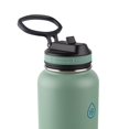 thumbnail image 5 of Thermoflask 40Oz Stainless Steel Insulated Water Bottles With Straw And Spout Lids, 2-Pack, Off White/Glade Green, 5 of 5