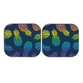 thumbnail image 7 of Balery 2 Piece Abstract Bright Pineapple Fruit Retro Car Windshield Sun Shade|Foldable Front Windshield Shade for Car Front Window for Most Sedans SUV Truck-Medium, 7 of 7
