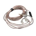 thumbnail image 1 of Cable de repuesto para auriculares, núcleo de cobre libre de oxígeno, clavija de contacto chapada en oro de 0,75 mm, conector acodado de 3,5 mm, 1 of 12