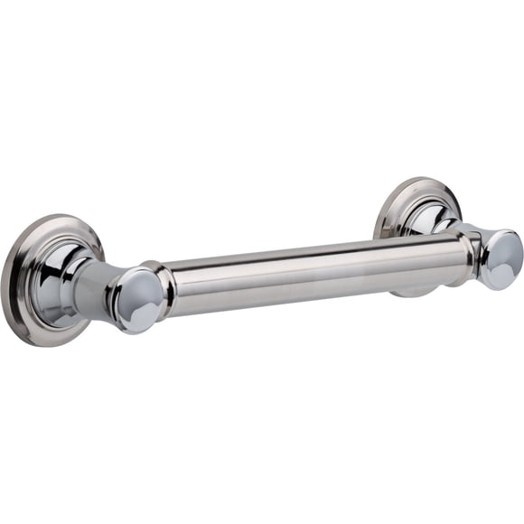 Delta Faucet 41612 Barra De Agarre Tradicional De 12 Pulgadas, Cromo Pulido