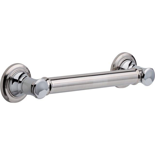 Delta Faucet 41612 Barra De Agarre Tradicional De 12 Pulgadas, Cromo Pulido