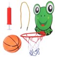 thumbnail image 3 of Shisuyan Mini Cartoon Basketball Rack Frog Head Shape Indoor Outdoor Play 1Set, 3 of 9