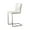 White, variant on Benzara BM131341 Lodia II Contemporary Counter Height Chair with Black PU - Set of 2