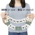 thumbnail image 3 of Big Dot of Happiness Boho Botanical Baby - Greenery Baby Shower Mini Pennant Banner - Mommy To Be, 3 of 7