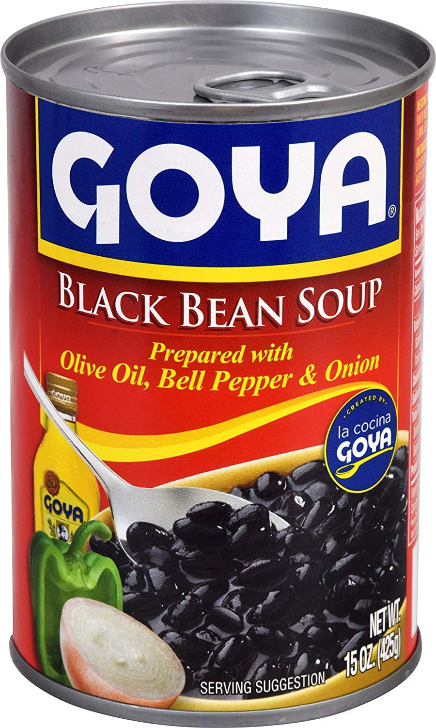 Goya Foods Black Bean Soup, 15Ounce (Pack of 24)