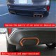 thumbnail image 4 of Car Rear Fog Lamp Frame Fog Light Eyebrow Trim Sticker for Subaru C, 4 of 5