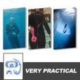 thumbnail image 2 of 1 Set Professional Snorkel Mask Adult Anti-Fog Wide Angle Diving Mask Snorkel Set Snorkel Tube With Storage Case For Adults Scuba Diving Equipment Swimming Snorkel Mask Sky-Blue, 2 of 9
