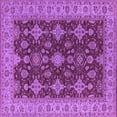 thumbnail image 1 of Ahgly Company Indoor Square Oriental Purple Industrial Area Rugs, 3' Square, 1 of 4
