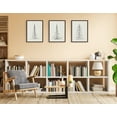 thumbnail image 6 of Kate and Laurel Sylvie Minimalist Evergreen Trees Framed Canvas Wall Art Set by The Creative Bunch Studio, 3 Piece 18x24 Brown, Modern Minimal Tree Line Wall Art Set, 6 of 6