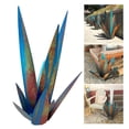 thumbnail image 3 of Dalazy Rustic Blue Tequila Sculpture Assembly Agave Plant Garden Decoration Statue, 3 of 9