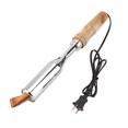 thumbnail image 1 of 220V Electric Soldering Iron with Chisel Tip and Wood Handle Solder Station Repair Tool (300W), 1 of 8