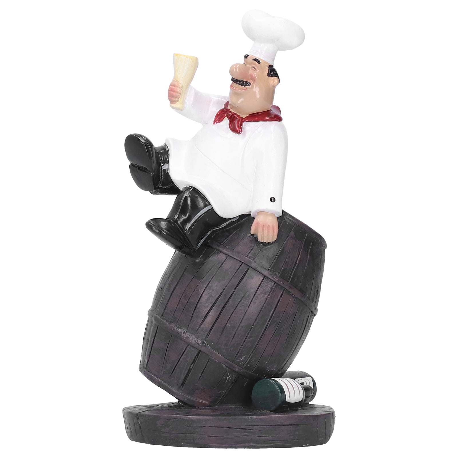 European Chef Model Mini Statue Resin Restaurant Cafe Cake Shop