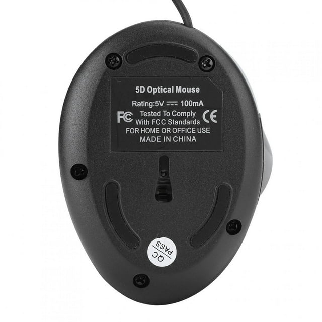 Vertical Mouse, Wired Mouse Durable Rechargeable Ergonomic PC For Computer
