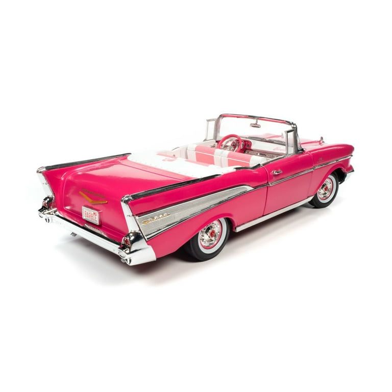 Auto World 1957 Chevy Bel Air Convertible Classic, Pink - AWSS128