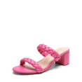 thumbnail image 1 of Sandalia DREAM PAIRS DHS213-2 con Dos Tiras Trenzadas 5.7 cm Rosa, 1 of 6
