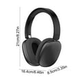 thumbnail image 3 of Over-Ear Bluetooth Headphones, Noise Cancelling, No Sound Leakage, Extra Long Battery Life, Sports Ready, Comfortable Fit, Foldable, High-Quality Stereo, Adjustable Headband, Workout, Daily Use, 3 of 6