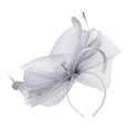 thumbnail image 1 of Shisuyan Ladies Accessory Grey Artificial Feathers 1Pack for Tea Party and Dancing, 1 of 8