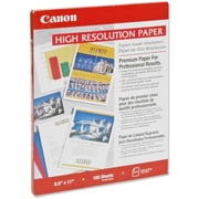 Canon Inkjet High Resolution Paper - White - Letter - 8 1/2" x 11" - 100 Sheet
