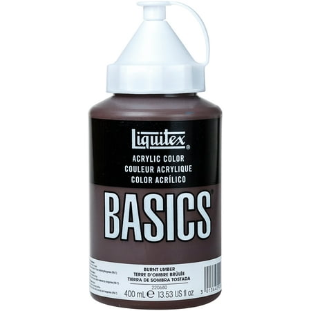 Mixing Burnt Sienna - Liquitex BASICS Acrylic Color, 400ml, Burnt Sienna