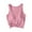 Pink, variant on yillto Womens Crop Tank Tops with Bra Loose Round Neck Sleeveless Comfy Shirts Summer Casual Tee
