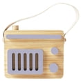 thumbnail image 2 of Juguete de madera perfke Mini radio gris, 2 of 9