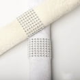 thumbnail image 3 of Dvkptbk Napkin Ring 50pc Bling Diamond Rhinestone Mesh Wrap Napkin Wedding Decor Gold Home Decor on Clearance, 3 of 5