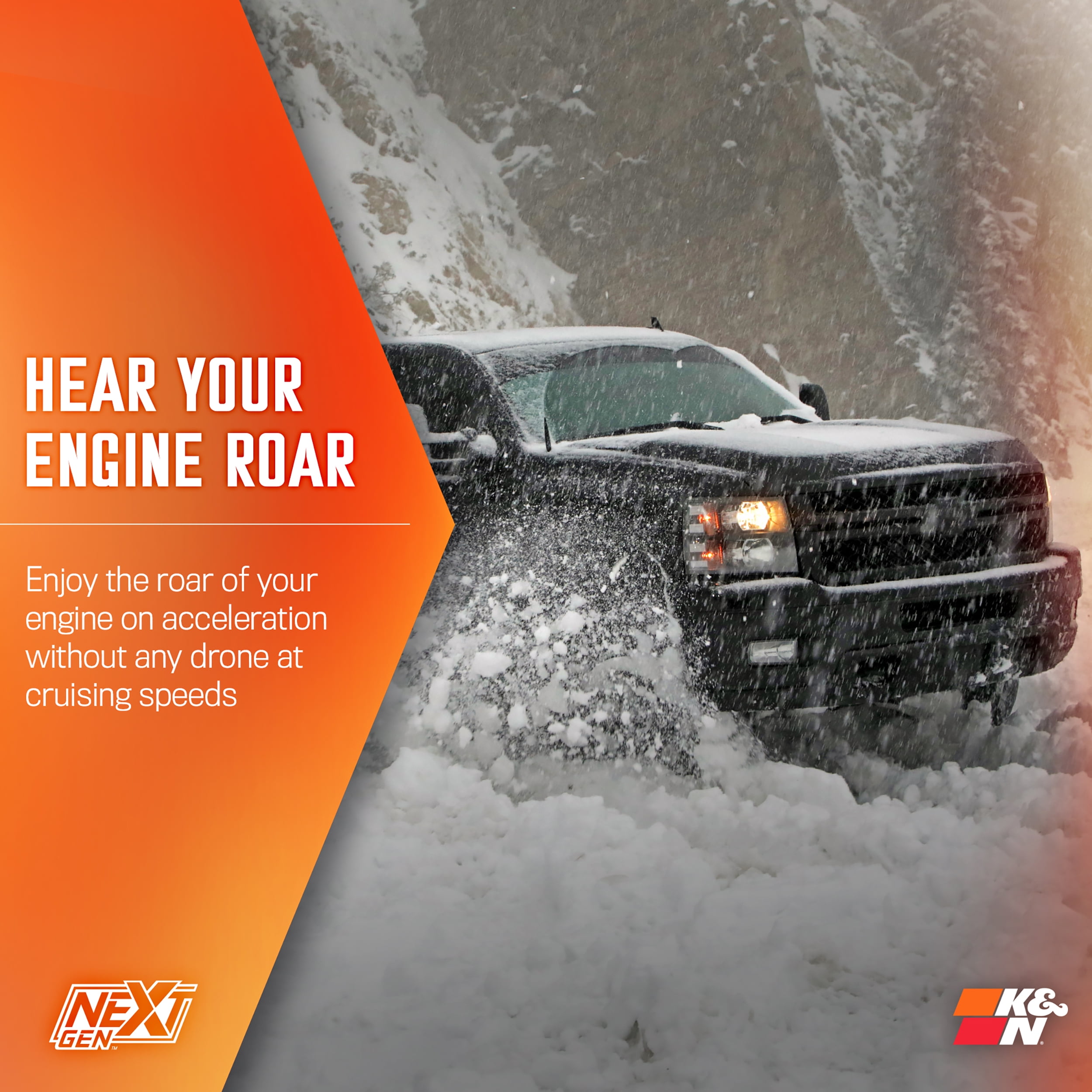 K&N Performance NextGen Cold Air Intake System: Easy Installation, Engineered to Maximize Airflow, Boost Horsepower & Torque, 50-3070