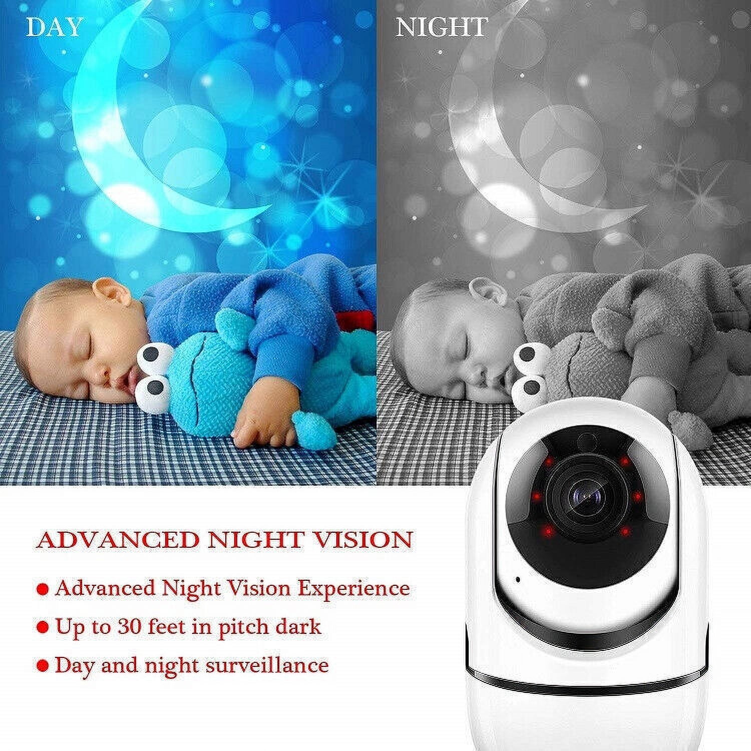2MP 1080P FHD Wifi IP Security Camera Baby Monitor Smart Indoor CCTV PTZ Camera
