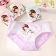 thumbnail image 3 of Esaierr Girls Breathable Cartoon Boxers Briefs Comfty Pure Panties Underwear 5PCS Soft Cotton Undies Underwear Shorts, 3 of 8