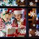thumbnail image 2 of Pegatinas de ventana de Navidad JAMW copo de nieve estáticas decoraciones navideñas Sencillez, 2 of 5