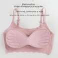 thumbnail image 4 of Sujetador deportivo de talla grande para mujer, de una pieza, sin costuras, sin aros, para dormir y yoga, 4 of 6