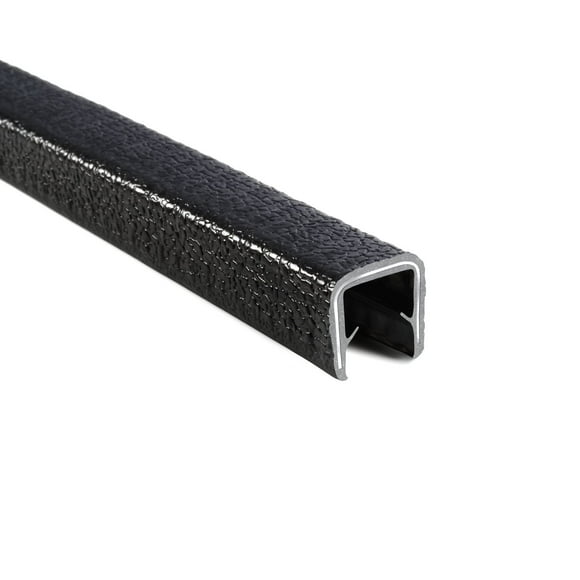Trim-Lok 1660SB3-349-25 PVC/Metal Range Fit Trim, 0.723" Height, Fits Edge 0.250" to 0.500", 25' Length