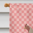 thumbnail image 3 of Carolines Treasures BB7838CHF Kulang Poulet Rose Check Toile Maison Drapeau, 3 of 4