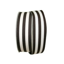 JAM Paper All Occasion Multi-color Polyester Grosgrain Stripes Ribbon, 900" x 1.5"