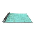 thumbnail image 2 of Ahgly Company Indoor Rectangle Abstract Light Blue Modern Area Rugs, 3' x 5', 2 of 4
