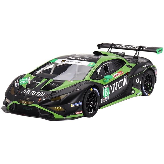 Lamborghini Huracan GT3 EVO2 #78 "Forte Racing" GTD IMSA "24 Hours of Daytona" (2023) 1/18 Model Car by Top Speed