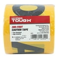 Hyper Tough 300 Foot Yellow Plastic TearResistant, High Visibility, Caution Tape
