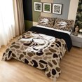 thumbnail image 2 of Manfei Minimalism Duck Camo King Size Comforter Sets, Camouflage Comforters King Size, Charcoal Gray, Black Reversible, 3-Piece, 1 Comforter and 2 Pillowcases, 2 of 7
