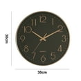 thumbnail image 2 of Silent wall clock, three-dimensional digital simple clock., 2 of 5