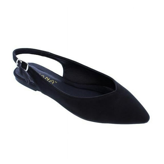 Emerson Black Slingback Flats